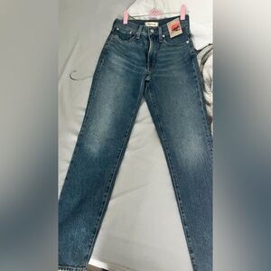 Madewell woman Straight Blue Jeans